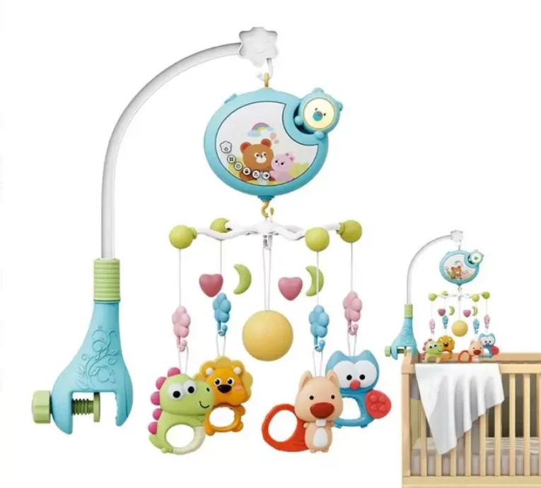 Móvil Cuna 360° Happy Bear con Proyector 1