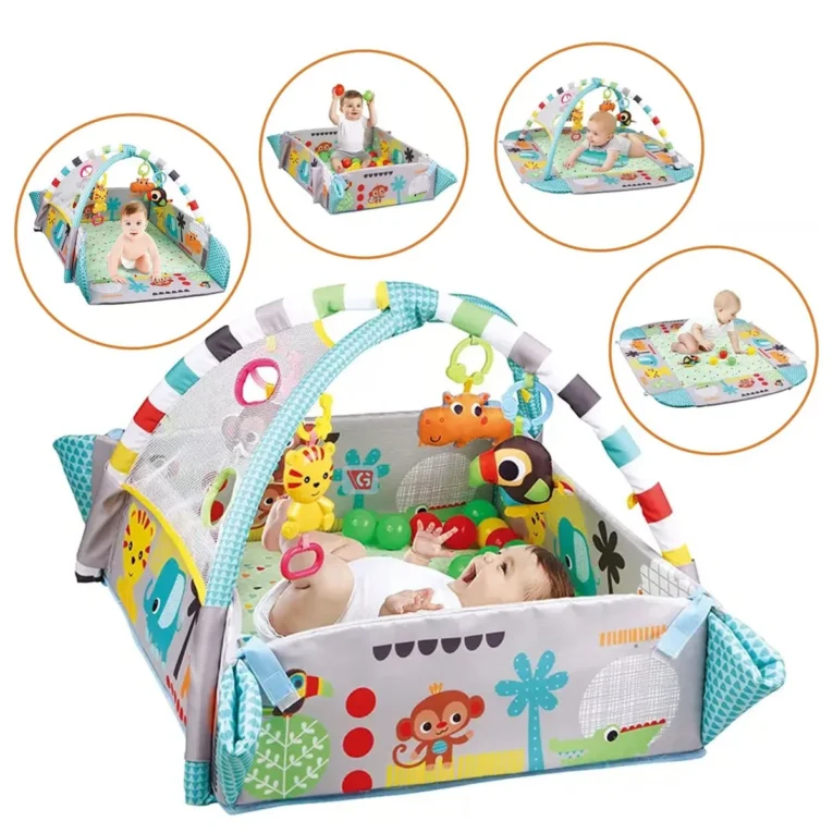 Gimansio con pelotas safari