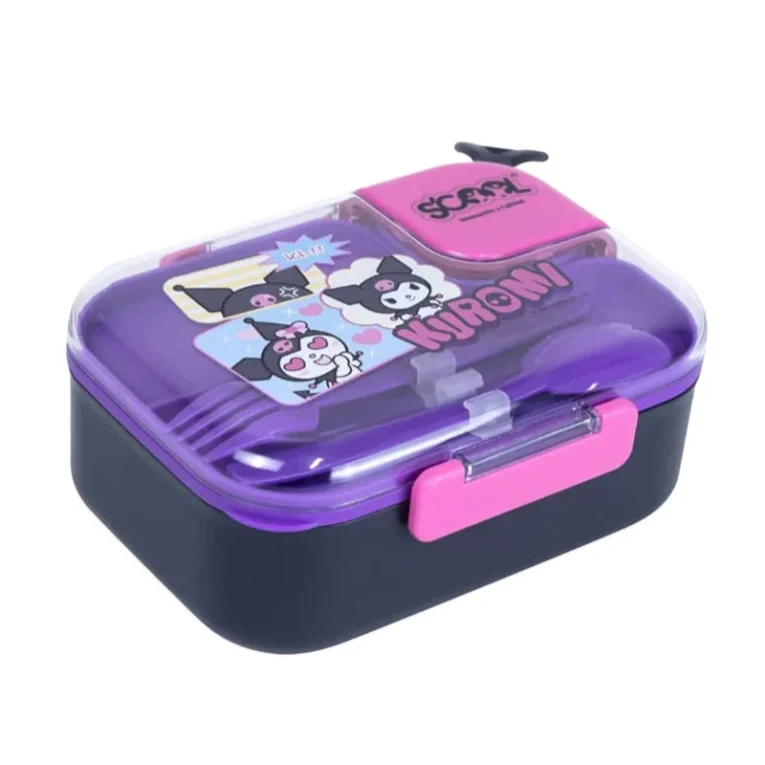 Taper Bento Bandeja de Acero 2 divisiones Scool (kuromil)