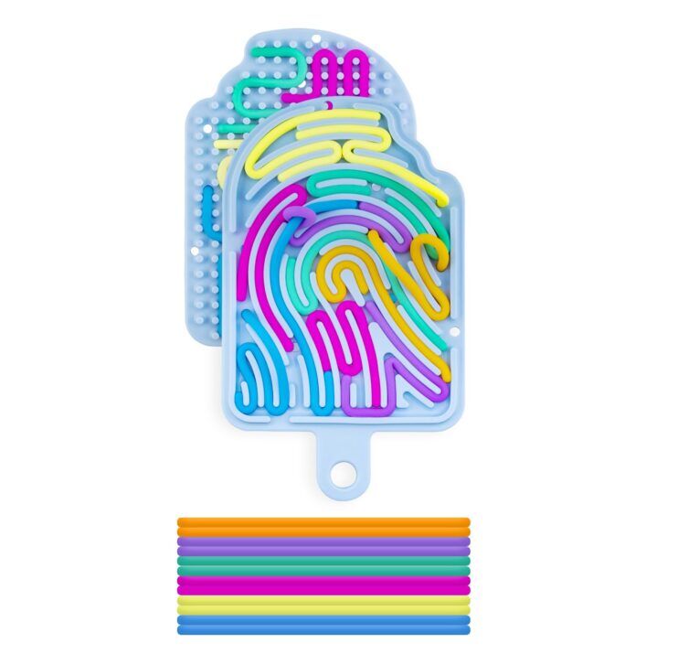 Tablero Sensorial de Silicona con Tiras Helado 1