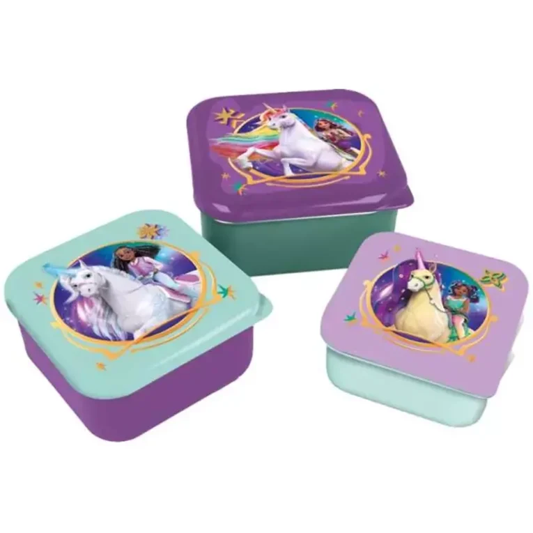 Pack de Taper Snack 3 Piezas (Unicornio)